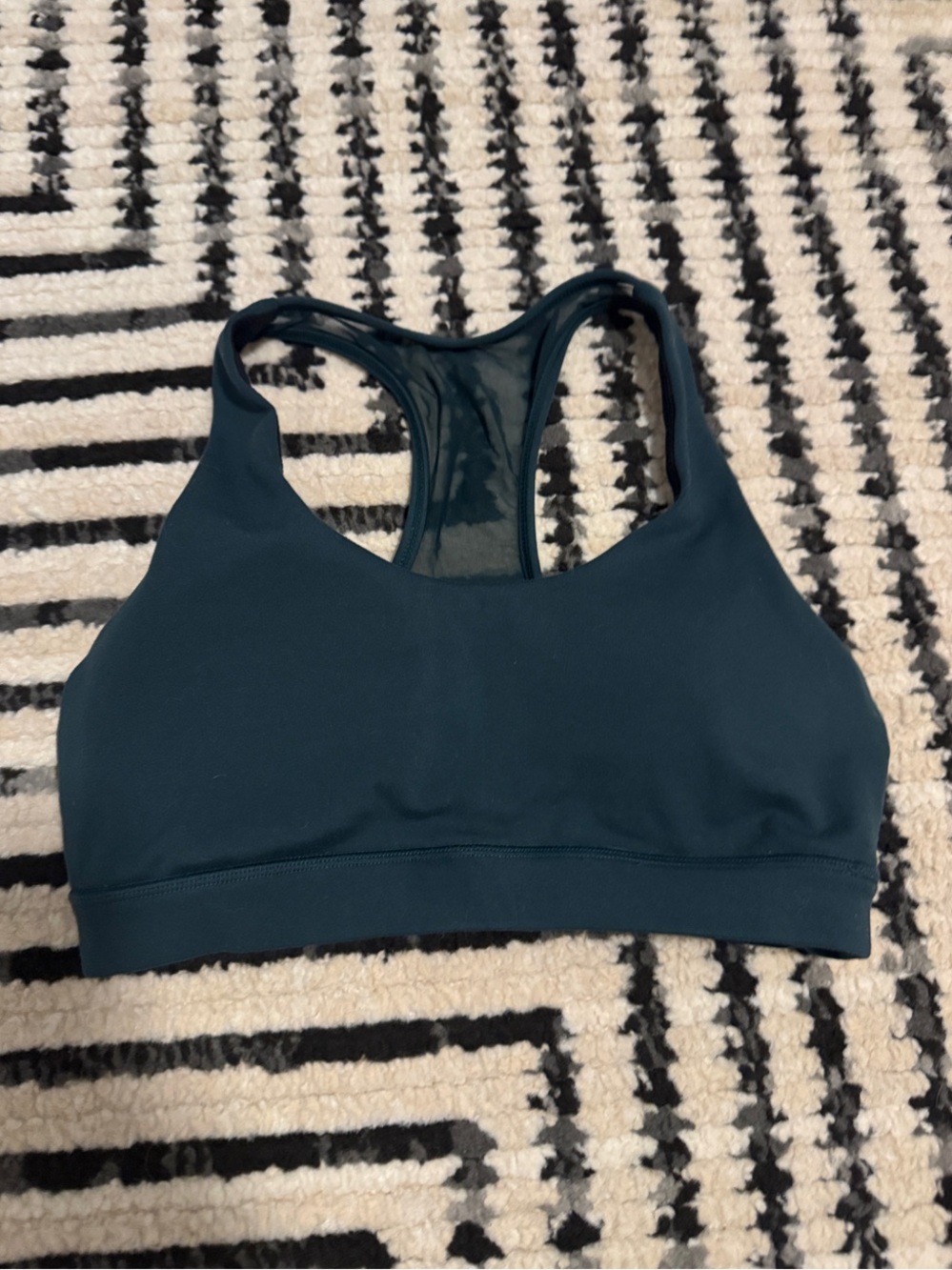 Teal Racerback Sports Bra